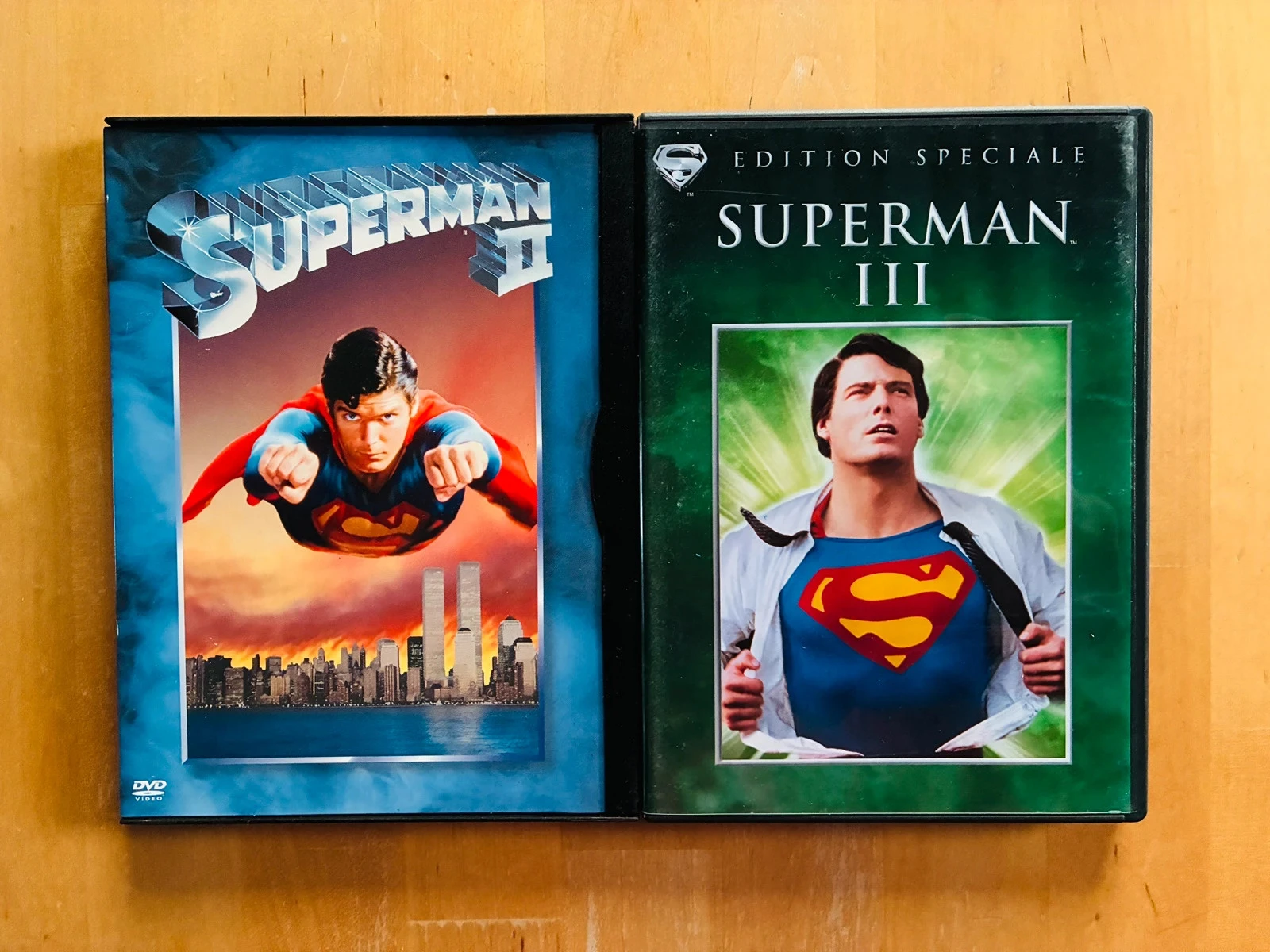 Lot 2 DVD Superman II et III.